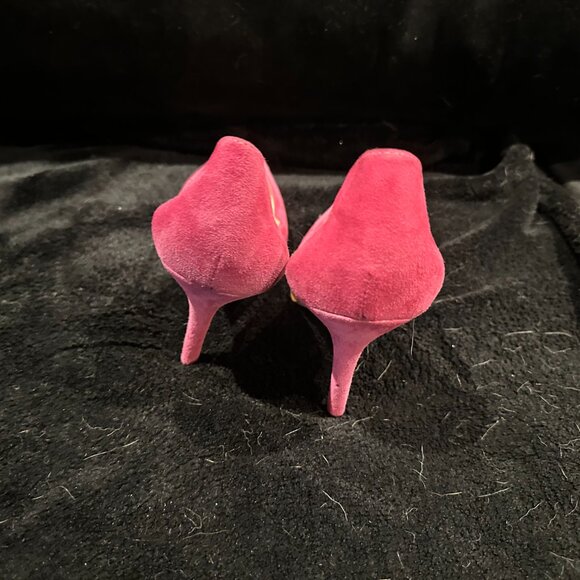 Pink Suede Guess High Heel - Picture 3 of 3
